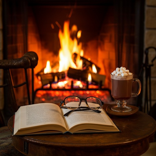 Cozy Fireplace Scene 5